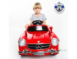 Giantex Car for Kids R C 300SL Ride-On Vehicles with MP3 Music Function Baby AMG Electric Battery Charge Child Drive Toys Kids Cars w  Remote Control Red