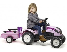 Kiddi-o by Kettler Ranch Trac Ride-Ons with Trailer Pink