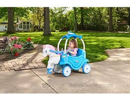 Little Tikes Princess Horse & Carriage Frosty Blue Ride-On