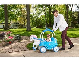 Little Tikes Princess Horse & Carriage Frosty Blue Ride-On