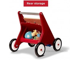 Radio Flyer Classic Push & Play Walker Toddler Walker with Activity Play Ages 1-4 Red