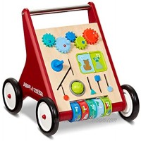 Radio Flyer Classic Push & Play Walker Toddler Walker with Activity Play Ages 1-4  Red
