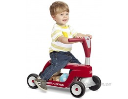 Radio Flyer Scoot 2 Scooter Toddler Scooter or Ride on Ages 1-4,Red