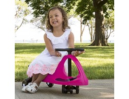 Ride on Toy Wiggle Car by Lil’ Rider – Ride on Toys for Boys and Girls 2 year old and up Hot Pink