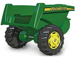rolly toys John Deere Tipper Trailer with Rear Tipping for Pedal Tractor Youth Ages 3+
