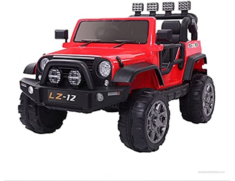 SUSIELADY Kids Ride On Car Ride On UTV with Remote Control Rechargeable Battery Ride On Toy with USB Red