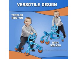 YBIKE Pewi Stroll – Indoor Outdoor Walking Ride On Toy with Push Handle