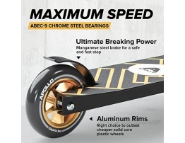 APOLLO Pro Scooter Genius 4.0 Pro Scooters for Teens Adults and Kids Cool Trick Scooters for Stunts Freestyle Stunt Scooter BMX Scooter Pro Scoter Pro Scotter for Professional Scooter Park