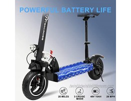 EverCross Electric Scooter Electric Scooter for Adults with 800W Motor Up to 28MPH & 25 Miles Scooter for Adults with Dual Braking System Folding Electric Scooter Offroad with 10'' Solid Tires