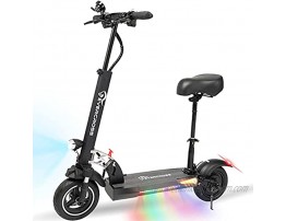 EverCross Electric Scooter Electric Scooter for Adults with 800W Motor Up to 28MPH & 25 Miles Scooter for Adults with Dual Braking System Folding Electric Scooter Offroad with 10'' Solid Tires