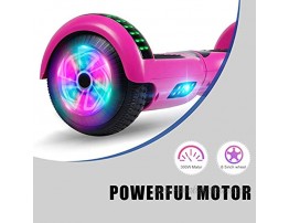 FLYING-ANT Hoverboard Hoverboard with Bluetooth and LED Lights Self Balancing Electric Scooter 6.5 Two-Wheel Hoverboards for Kids and Teenagers
