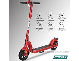 GOTRAX Commuting Electric Scooter 8.5 Air Filled Tires 15.5MPH & 15 Mile Range Folding E Scooter for Adults Commuters