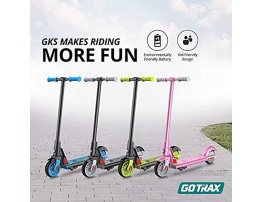 Gotrax GKS Electric Scooter for Kids Age of 6-12 Kick-Start Boost and Gravity Sensor Kids Electric Scooter 6 Wheels UL Certified E Scooter