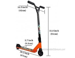 HAPTOO Trick Scooter for Kids 8 Years and Up Entry Level Stunt Scooter Freestyle Kick Scooter for Beginner Teen Boys
