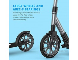 Hiboy Scooter for Adults Kids Teens Durable Large Wheel Shock Suspension and Premium ABEC 9 Bearings Scooters for Kids 8 Years and up