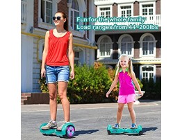 jolege Hoverboard 6.5 Two-Wheel Self Balancing Hoverboard LED Light Wheel Scooter Hoverboard for Kids