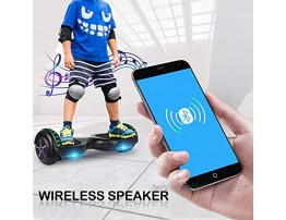 LIEAGLE Hoverboard 6.5 Self Balancing Scooter Hover Board with Wheels LED Lights for Kids Adults
