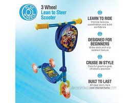 PlayWheels Paw Patrol 3-Wheel Scooter w Light Up Wheels Chase