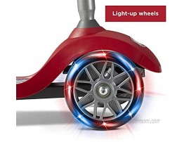 Radio Flyer Lean 'N Glide Scooter with Light Up Wheels Vehicle 549X Red