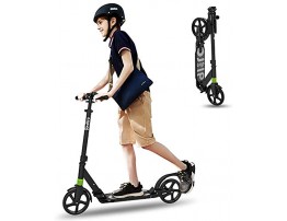Scooter for Adults Scooters for Teens 12 Years and Up with Double Suspension Adjustable Handlebars 2 Big Wheels with Quick Release Folding System Great Gift Selection