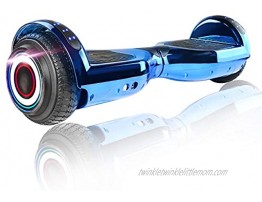 XPRIT 6.5'' Self Balancing Hoverboard Chrome Series w Wireless Speaker UL2272 Certified