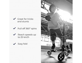 Yvolution Y Fliker Carver C3 Wiggle Scooter| Foldable Drifting Swing Scooter for Kids Age 7+ Years