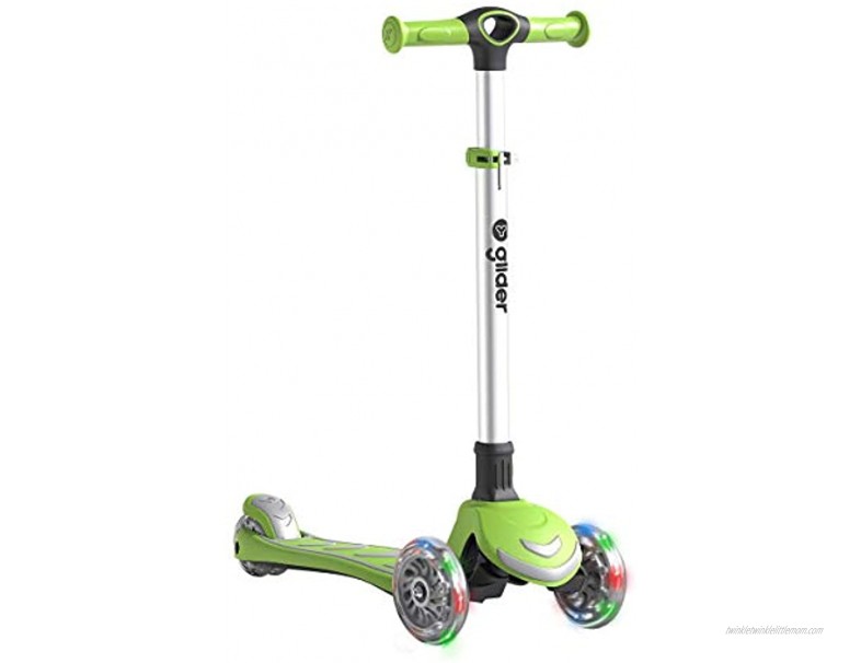 Yvolution Y Glider Scooter | 3-Wheel Light-Up Scooter for Kids with LED Wheels for Children Aged 3-8 Years