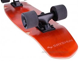 27in-Mini Cruiser-Skateboards for Kids-Teens Adults-Beginners Complete Short Skate Board with 7 Layers Canadian Maple | Mini Skateboards for Boys and Girls（Crane）
