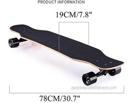 31In Kids Longboard Skateboard 7 Layers Pro Complete Carving Cruiser longboards for Beginner