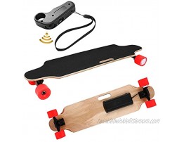 Aceshin Electric Skateboard Longboard with Wireless Handheld Remote Control 350W Single-Motor Power 8 Layers Maple Longboard Skateboard Cruiser for Teens Adults