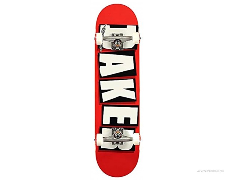 Baker Skateboard Factory Assembled Complete Logo Red White 8.0
