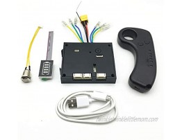 DIY Electric Skateboard ESC Kit,10S 36V Electric Skateboard Controller Longboard + Remote Control Dual Motors ESC Substitute Kit