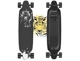 Electric Skateboard 400W Brushless Motor Electric Skateboard with Remote 20 MPH & 10 Miles Long-Range 3 Speeds Adjustment Max Load 265 lbs Creative Version 11 Layers Maple Electric Skateboard
