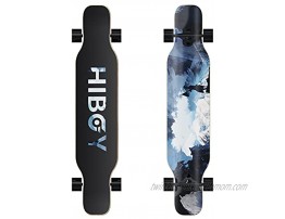 Hiboy 42 inch Longboard Skateboard Complete Long Board Drop Through Deck Complete Maple Cruiser for Adults Teens