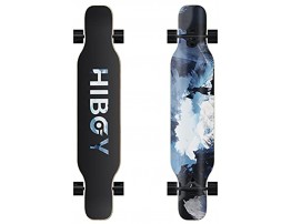Hiboy 42 inch Longboard Skateboard Complete Long Board Drop Through Deck Complete Maple Cruiser for Adults Teens