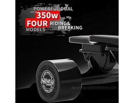 Hiboy S22 Electric Skateboard Dual Brushless Motor Longboard with 18.6MPH Top Speed 12.5Miles Range and Remote Control for Commuters and College Students