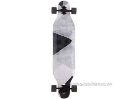 Junli 41 Inch Freeride Skateboard Longboard Complete Skateboard Cruiser for Cruising Carving Free-Style and Downhill