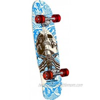 Powell Peralta Skateboard Complete Mini Cruiser Skull and Sword Blue 8.0 x 30