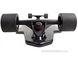 Quest Skateboards Zero Dark 40 Downhill Style Slot Through Longboard Skateboard Black
