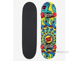 Santa Cruz Skateboard Complete Mandala Hand Yellow Blue Red 8.25 x 31.5