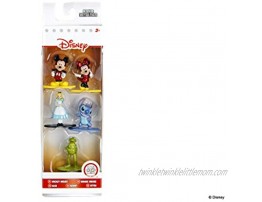 Jazwares Nano METALFIGS Disney Pixar Pack of 5 Figurines Mickey Minnie Alice Kermit Stitch 98668