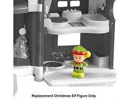 Replacement Figure for Fisher-Price Little People Santa's North Pole Cottage Playset X4189 Includes 1 Replacement Christmas Elf Figure