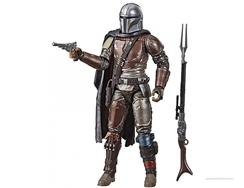 Star Wars The Black Series Carbonized Collection The Mandalorian Toy 6-inch Scale Action Figure Toys for Kids Ages 4 and Up
