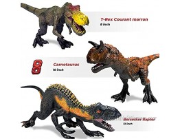 8 Pcs Large Dinosaurs Toy for Toddlers Jumbo Dinosaur Toys for Kids 3 5 Dinosaur Big Toys Realistic Looking Giant Dinosaur Toys Figure Set Toddlers and Dinosaur Lovers Birthday Party Favor Toys