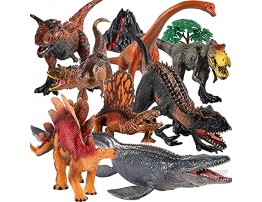 8 Pcs Large Dinosaurs Toy for Toddlers Jumbo Dinosaur Toys for Kids 3 5  Dinosaur Big Toys Realistic Looking Giant Dinosaur Toys Figure Set  Toddlers and Dinosaur Lovers Birthday Party Favor Toys