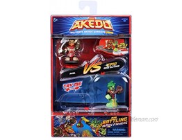 Akedo Ultimate Arcade Warriors Versus Pack Miss Slither Vs Axel Multicolor 14260