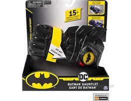 BATMAN 6055411-1 Interactive Gauntlet with Over 15 Phrases and Sounds for Kids Aged 4 and Up Black