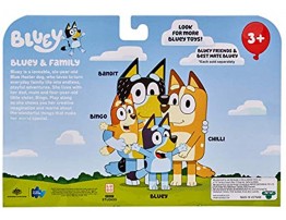 Bluey and Friends 4 Pack of 2.5-3 Poseable Figures