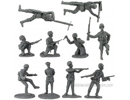 BMC WW2 D-Day Plastic Army Men Utah Beach 40pc Soldier Figures Playset