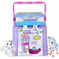 Crayola Scribble Scrubbie Peculiar Pets Palace Playset with Unicorn and Yeti Gift Ages 3 4 5 6